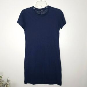 Michael stars linen navy blue shirt dress. Women's size XS.